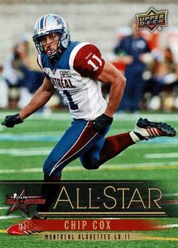 2013 Upper Deck CFLPA All-Stars #AS-19 Chip Cox Front