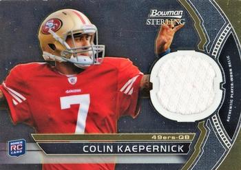 2011 Bowman Sterling - Relic #BSR-CK Colin Kaepernick Front