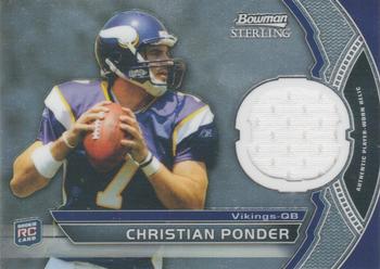 2011 Bowman Sterling - Relic #BSR-CP Christian Ponder Front