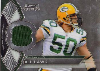 2011 Bowman Sterling - Relic #BSR-AJH A.J. Hawk Front