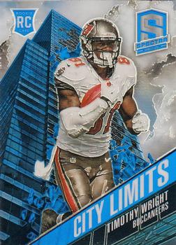 2013 Panini Spectra - City Limits Blue #94 Timothy Wright Front