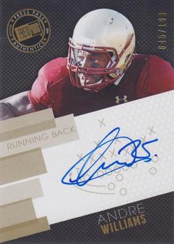 2014 Press Pass - Autographs Gold #PPS-AW Andre Williams Front
