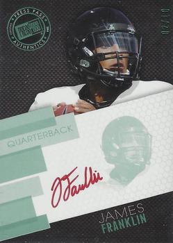 2014 Press Pass - Autographs Green Red Ink #PPS-JF James Franklin Front