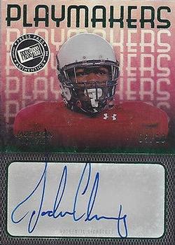 2014 Press Pass - Playmakers Autographs Red #PM-JC Jadeveon Clowney Front