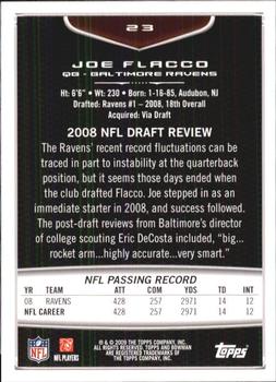 2009 Bowman Draft Picks #23 Joe Flacco Back