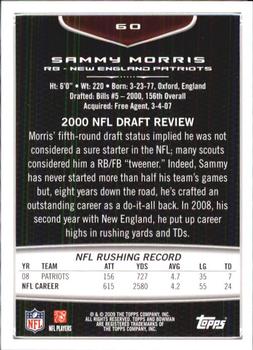 2009 Bowman Draft Picks #60 Sammy Morris Back