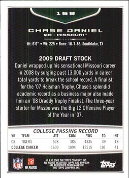 2009 Bowman Draft Picks #168 Chase Daniel Back