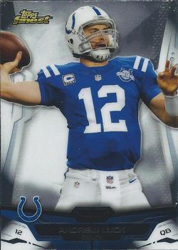 2014 Finest #75 Andrew Luck Front