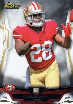 2014 Finest #103 Carlos Hyde Front