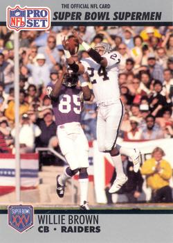 1990-91 Pro Set Super Bowl XXV Silver Anniversary Commemorative #102 Willie Brown Front