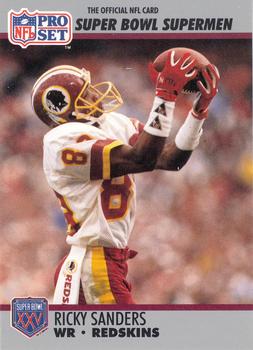 1990-91 Pro Set Super Bowl XXV Silver Anniversary Commemorative #49 Ricky Sanders Front