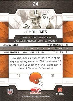 2009 Donruss Elite #24 Jamal Lewis Back