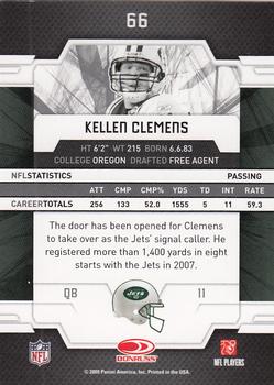 2009 Donruss Elite #66 Kellen Clemens Back