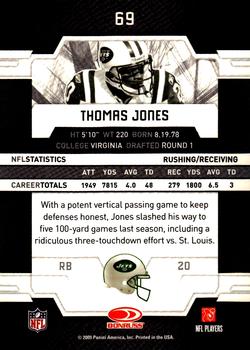 2009 Donruss Elite #69 Thomas Jones Back