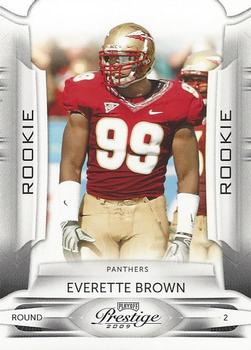 2009 Playoff Prestige #137 Everette Brown Front