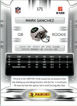 2009 Playoff Prestige #171b Mark Sanchez Back