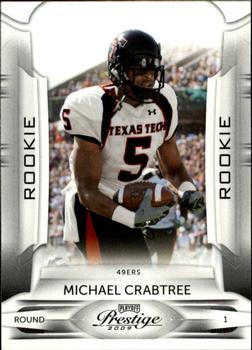 2009 Playoff Prestige #174a Michael Crabtree Front