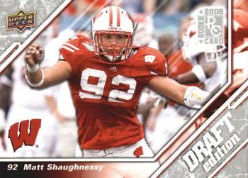 2009 Upper Deck Draft Edition #74 Matt Shaughnessy Front
