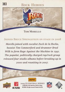 2009 Upper Deck Heroes #383 Tom Morello Back