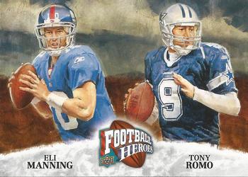 2009 Upper Deck Heroes #479 Eli Manning / Tony Romo Front