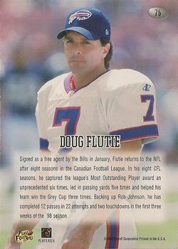 1998 Playoff Momentum Retail #76 Doug Flutie Back
