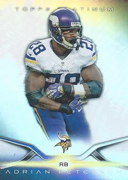 2014 Topps Platinum #32 Adrian Peterson Front
