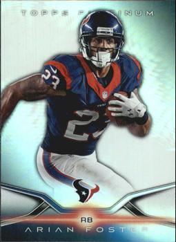 2014 Topps Platinum #100 Arian Foster Front