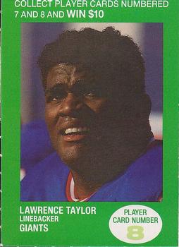 1990 British Petroleum #8 Lawrence Taylor Front