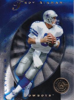 1997 Pinnacle Totally Certified - Platinum Blue #6 Troy Aikman Front