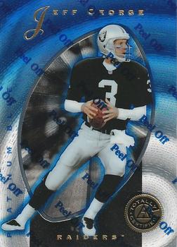 1997 Pinnacle Totally Certified - Platinum Blue #23 Jeff George Front