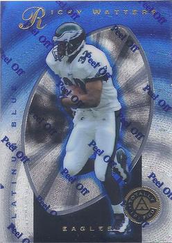 1997 Pinnacle Totally Certified - Platinum Blue #24 Ricky Watters Front