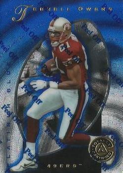 1997 Pinnacle Totally Certified - Platinum Blue #27 Terrell Owens Front