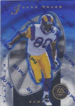 1997 Pinnacle Totally Certified - Platinum Blue #29 Isaac Bruce Front