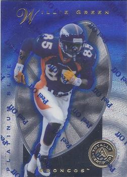 1997 Pinnacle Totally Certified - Platinum Blue #55 Willie Green Front