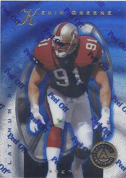 1997 Pinnacle Totally Certified - Platinum Blue #61 Kevin Greene Front