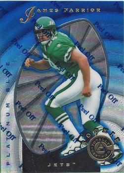 1997 Pinnacle Totally Certified - Platinum Blue #132 James Farrior Front