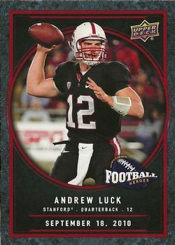 2014 Upper Deck - College Football Heroes: Andrew Luck #CFH-AL10 Andrew Luck Front