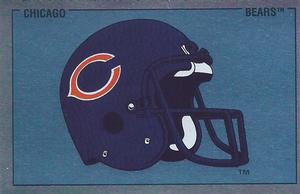 1989 Panini Stickers (UK) #24 Chicago Bears Helmet Front