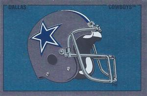 1989 Panini Stickers (UK) #38 Dallas Cowboys Helmet Front