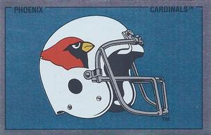 1989 Panini Stickers (UK) #149 Phoenix Cardinals Helmet Front