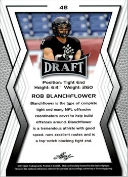 2014 Leaf Draft #48 Rob Blanchflower Back