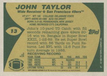 2001 Topps Archives #57 John Taylor Back