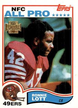 2001 Topps Archives #67 Ronnie Lott Front