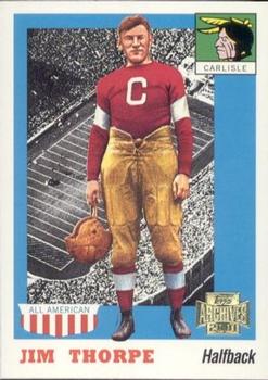 2001 Topps Archives #92 Jim Thorpe Front