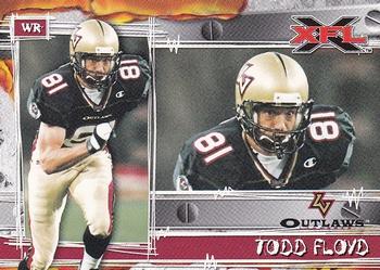 2001 Topps XFL #12 Todd Floyd Front