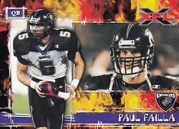 2001 Topps XFL #52 Paul Failla Front