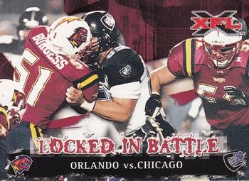 2001 Topps XFL #81 Orlando vs Chicago Front