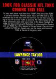 1993 Classic TONX #NNO Lawrence Taylor Back