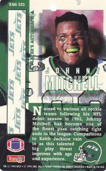 1994 Pro Tags #TAG 125 Johnny Mitchell Back