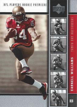 2005 Upper Deck Rookie Premiere #4 Carnell Williams Front